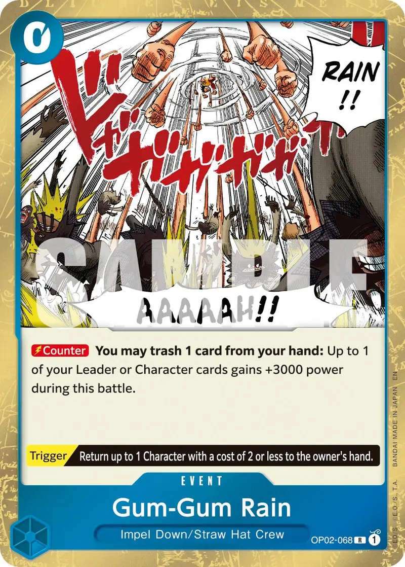 Gum-Gum Rain (Reprint) [Premium Booster -The Best- Vol. 2] 1