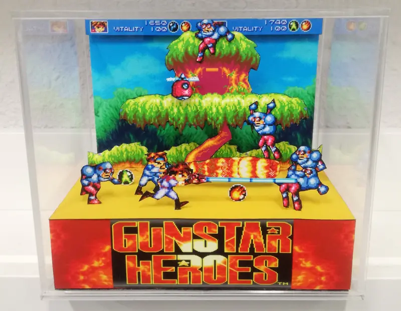 Gunstar Heroes Cubic Diorama 1