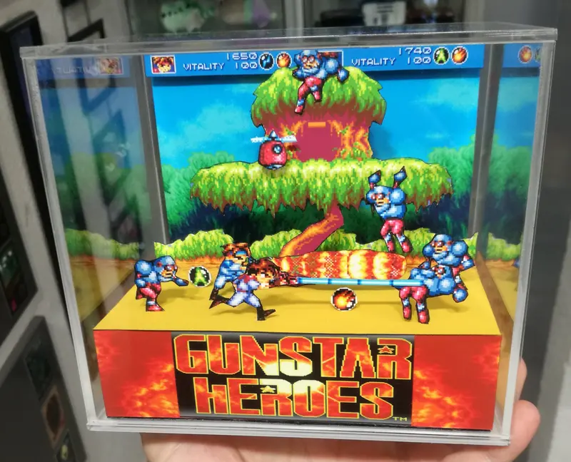 Gunstar Heroes Cubic Diorama 2