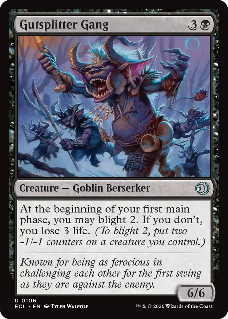 Gutsplitter Gang [Lorwyn Eclipsed] 1