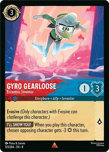 Gyro Gearloose - Eccentric Inventor (123/204) [Reign Of Jafar] 1