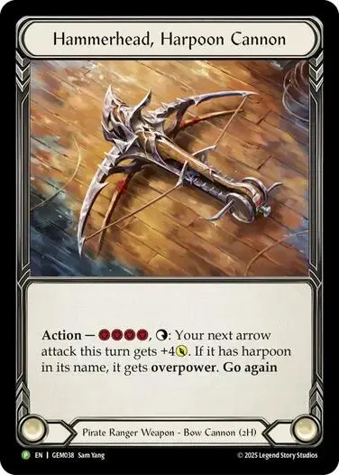 Hammerhead, Harpoon Cannon [Gem038] (Gem Pack 2)  Cold Foil 1