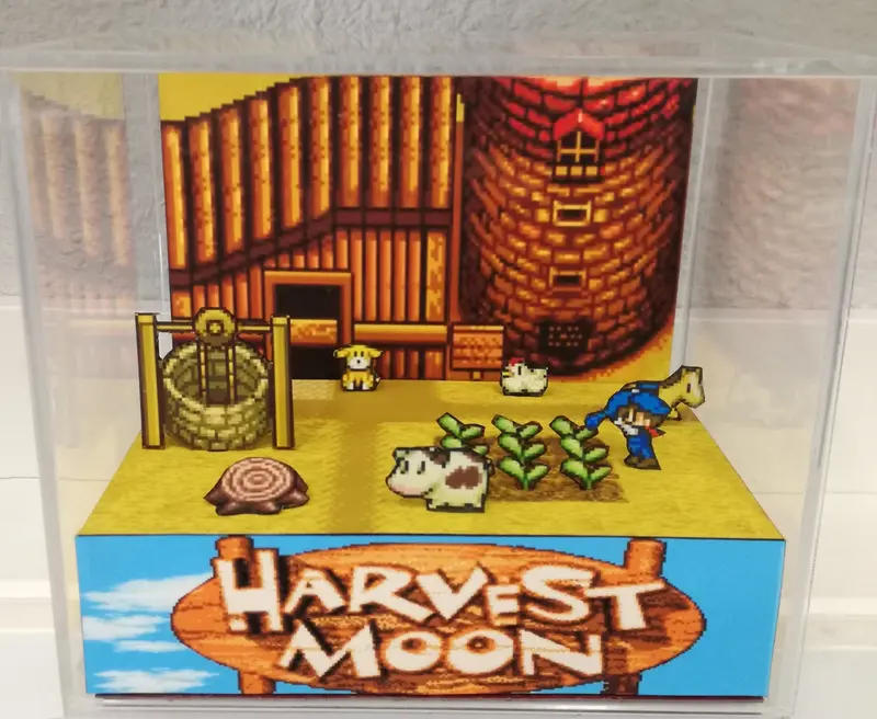 Harvest Moon Cubic Diorama 1