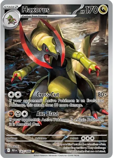 Haxorus (147/086) [Scarlet & Violet: Black Bolt] 1