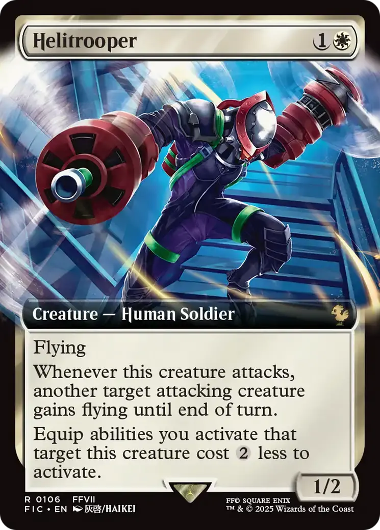 Helitrooper (Extended Art) [Final Fantasy Commander] 1