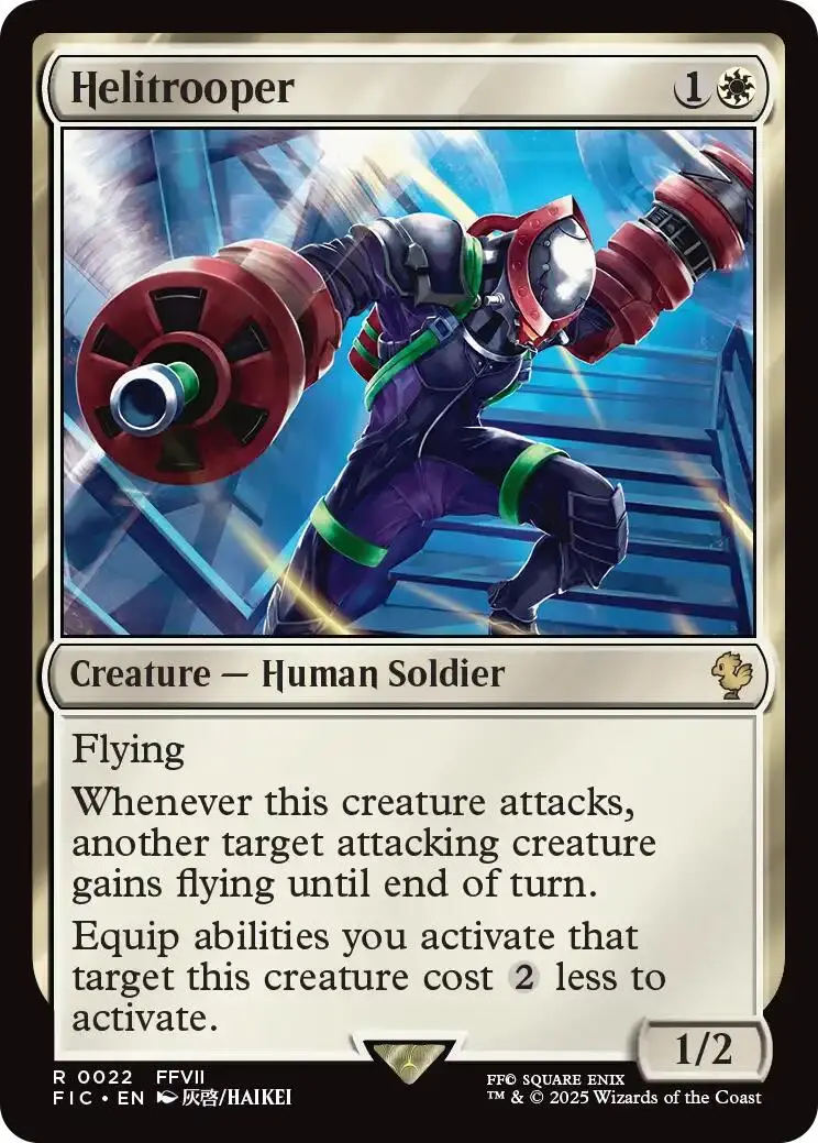 Helitrooper (Surge Foil) [Final Fantasy Commander] 1