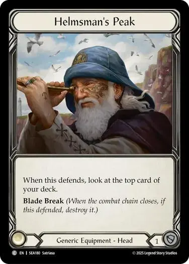 Helmsman's Peak (Treasure) [Sea180] (High Seas)  Cold Foil 1