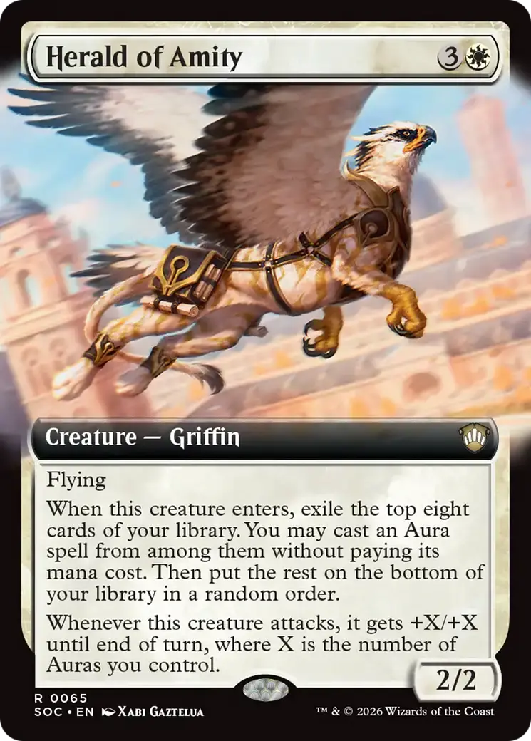 Herald Of Amity (Extended Art) [Secrets Of Strixhaven Commander] 1