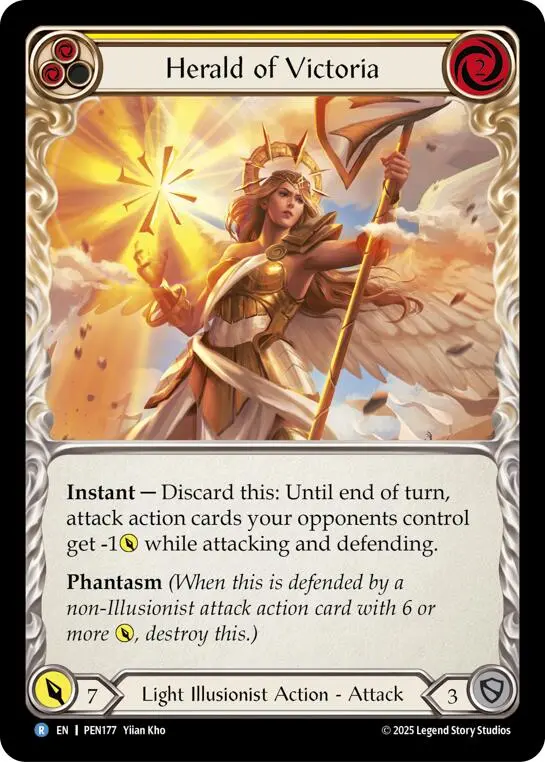 Herald Of Victoria (Yellow) (Regular) [Pen177] (Compendium Of Rathe) 1
