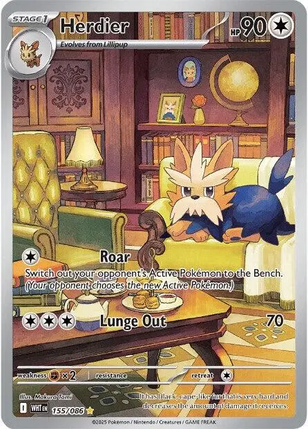 Herdier (155/086) [Scarlet & Violet: White Flare] 1