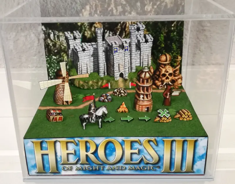 Heroes Of Might And Magic Iii Castle Cubic Diorama 1