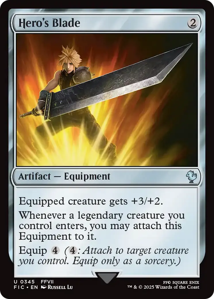 Hero's Blade [Final Fantasy Commander] 1