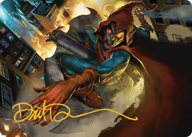 Hobgoblin, Mantled Marauder Art Card (Gold-Stamped Signature) [Marvel's Spider-Man Art Series] 1