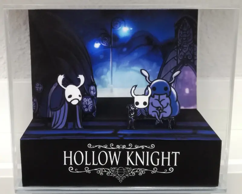 Hollow Knight Dirtmouth Cubic Diorama 1