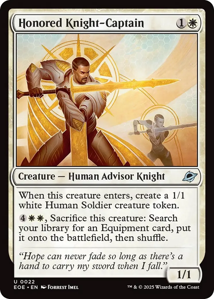 Honored Knight-Captain [Edge Of Eternities] 1