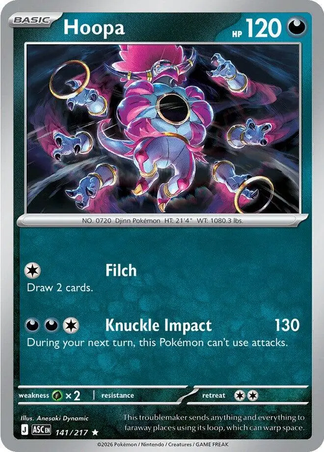 Hoopa (141/217) [Mega Evolution: Ascended Heroes] 1