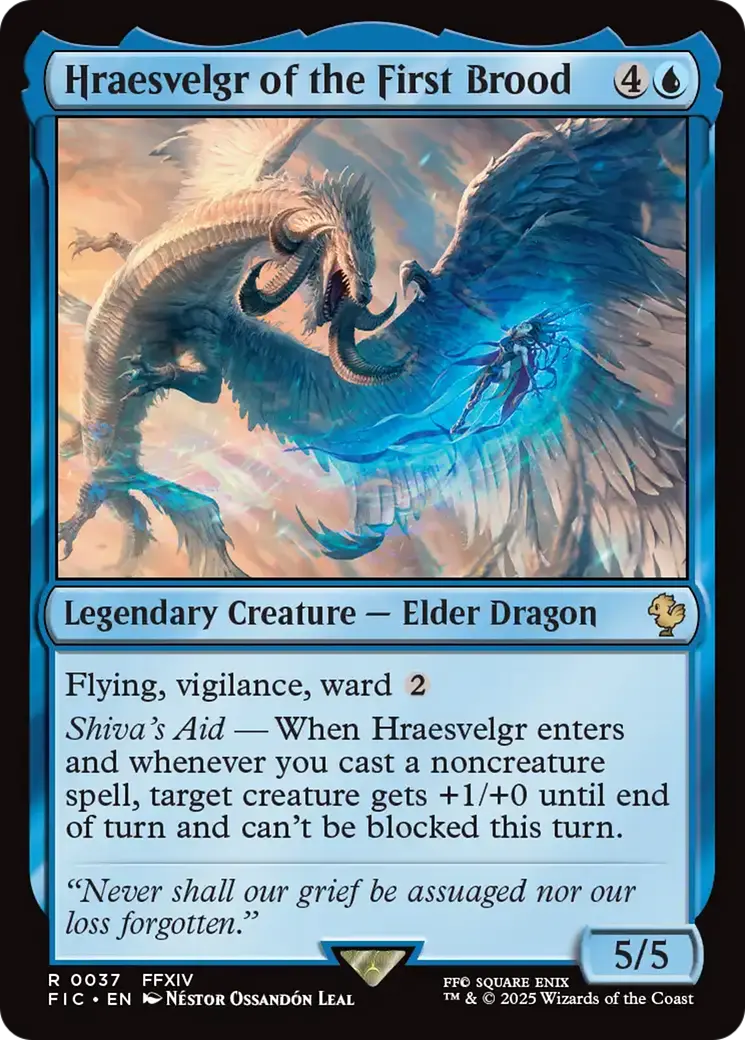 Hraesvelgr Of The First Brood [Final Fantasy Commander] 1