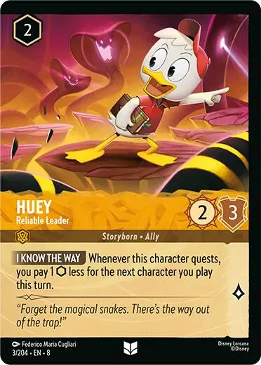 Huey - Reliable Leader (Cold Foil) (3/204) [Reign Of Jafar] 1