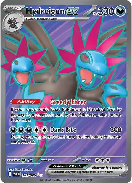 Hydreigon Ex (161/086) [Scarlet & Violet: White Flare] 1