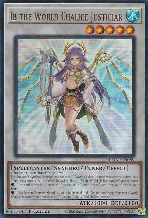 Ib The World Chalice Justiciar [Blmm-En089] Ultra Rare 1