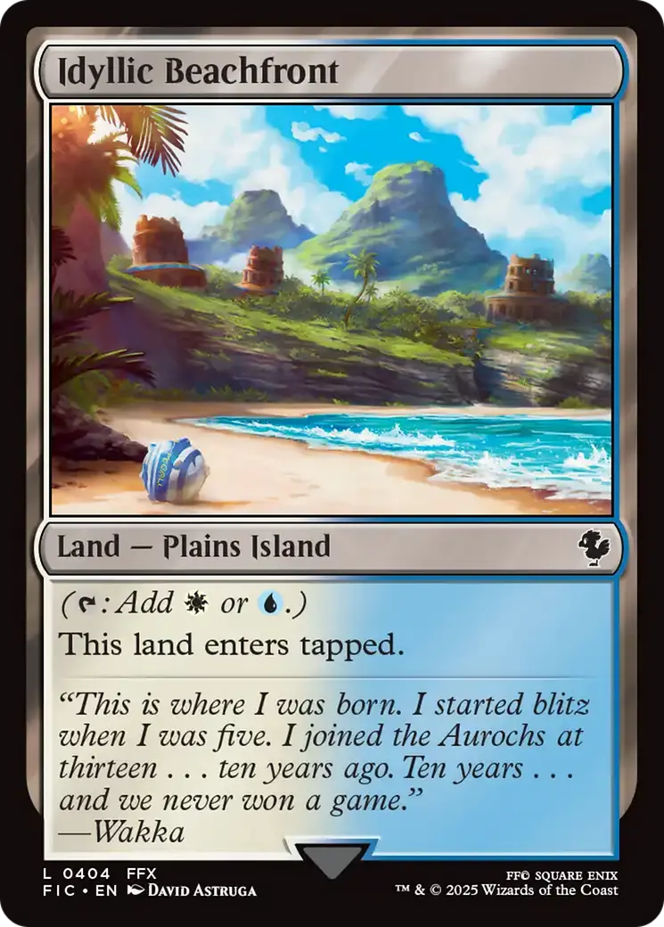 Idyllic Beachfront [Final Fantasy Commander] 1