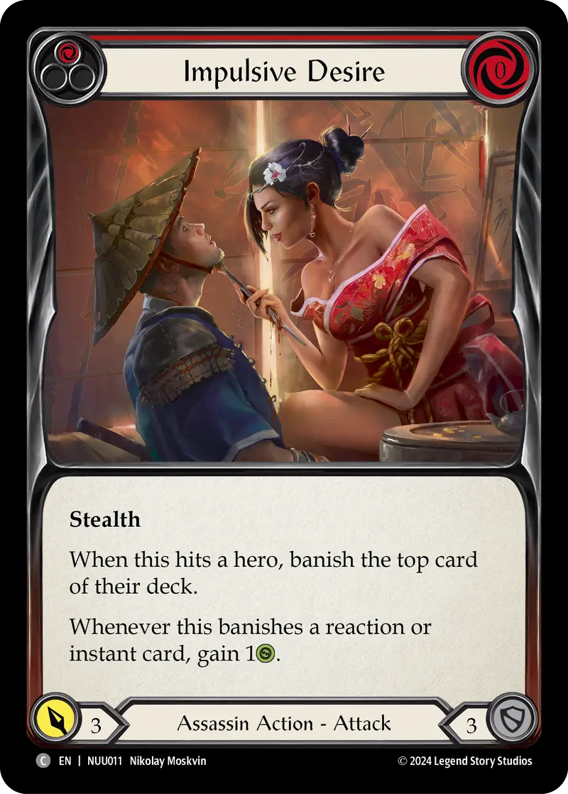 Impulsive Desire (Red) [Nuu011] (Part The Mistveil Nuu Blitz Deck) 1