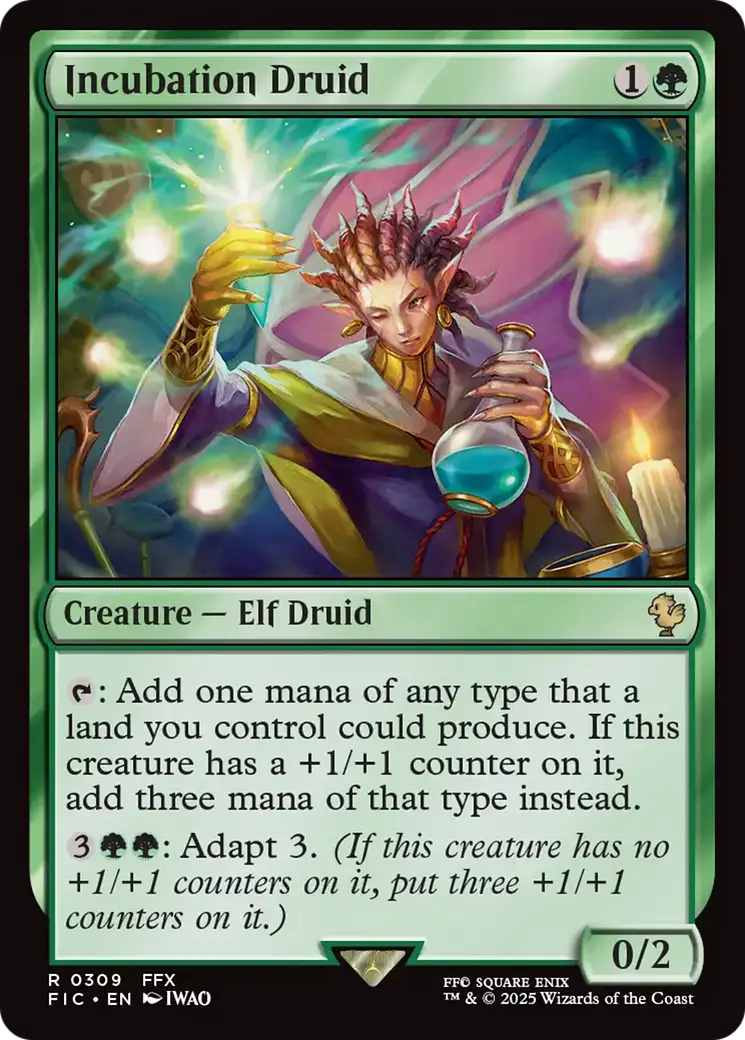 Incubation Druid [Final Fantasy Commander] 1