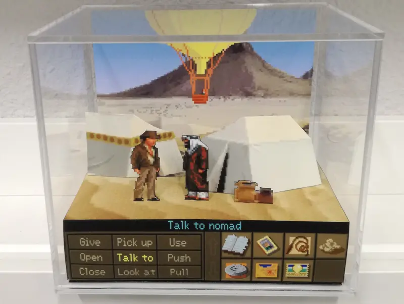 Indiana Jones And The Fate Of Atlantis Cubic Diorama 1