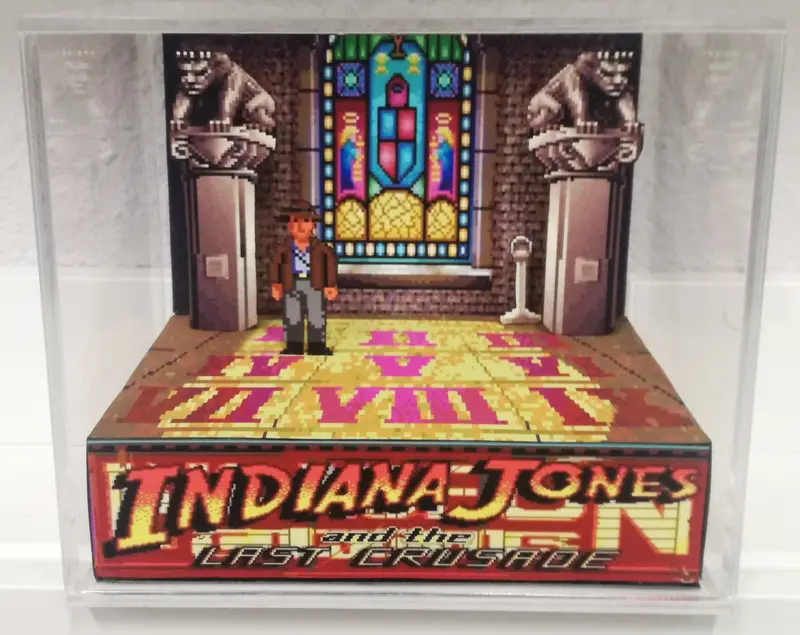 Indiana Jones And The Last Crusade Cubic Diorama 1