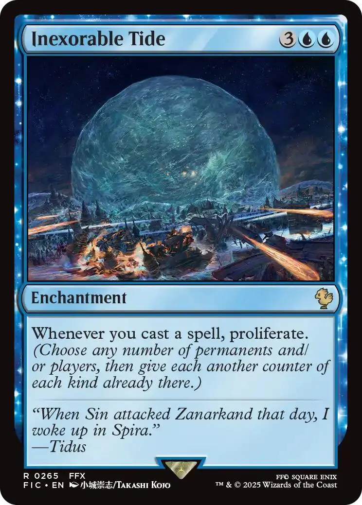 Inexorable Tide (Surge Foil) [Final Fantasy Commander] 1