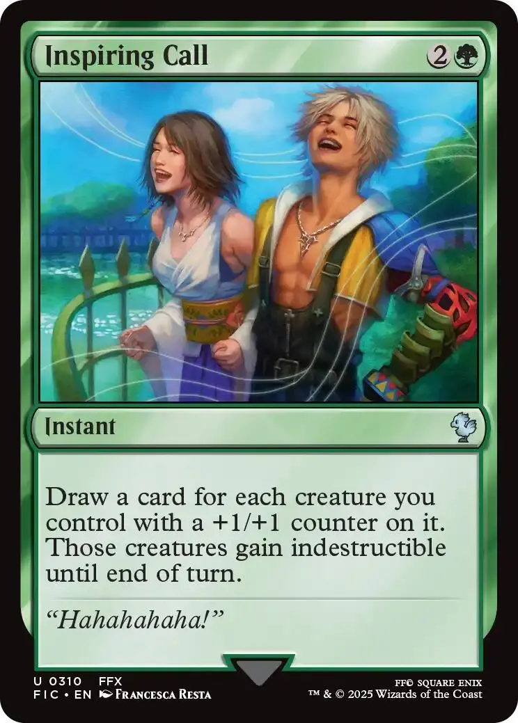 Inspiring Call (Surge Foil) [Final Fantasy Commander] 1