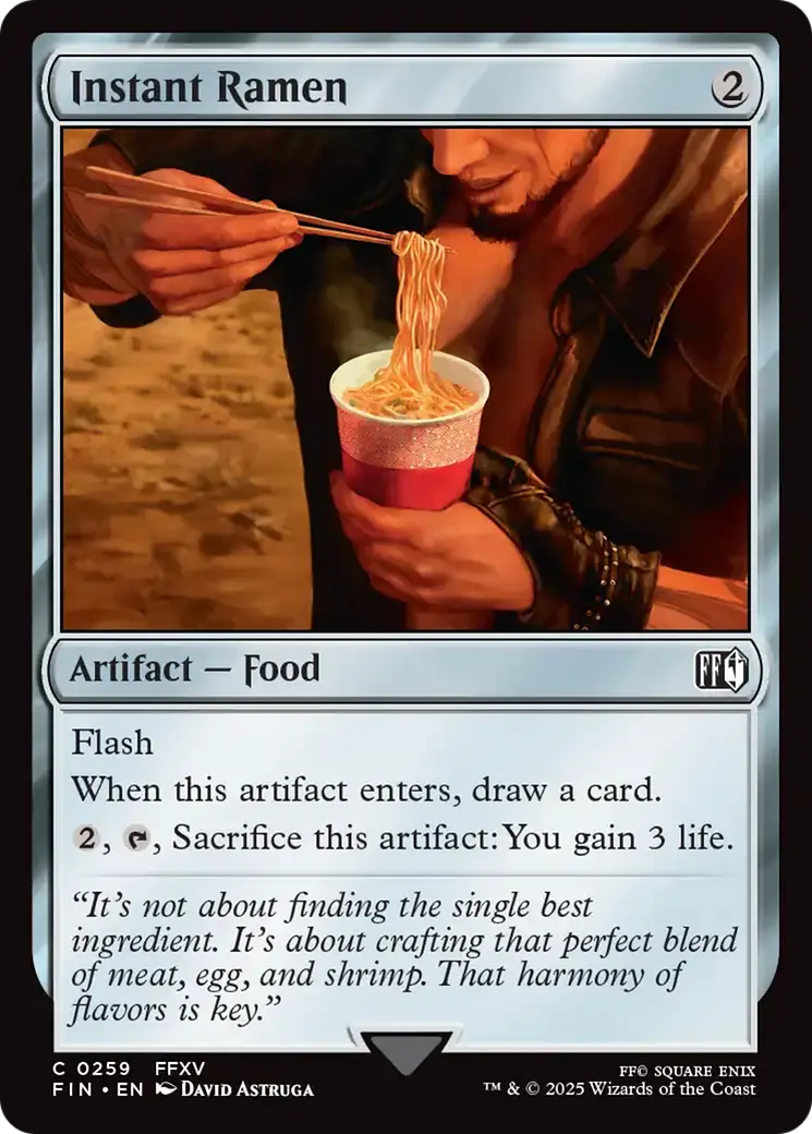 Instant Ramen [Final Fantasy] 1