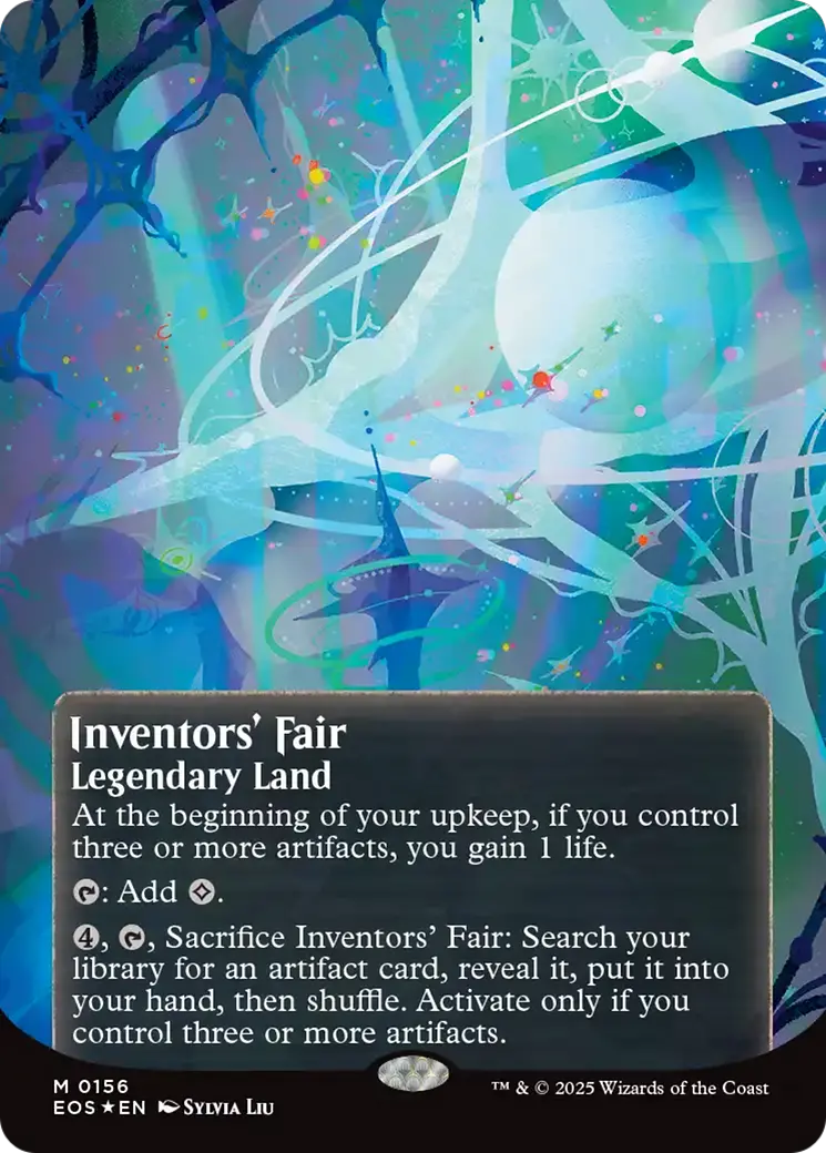 Inventors' Fair (0156) (Borderless) (Galaxy Foil) [Edge Of Eternities: Stellar Sights] 1