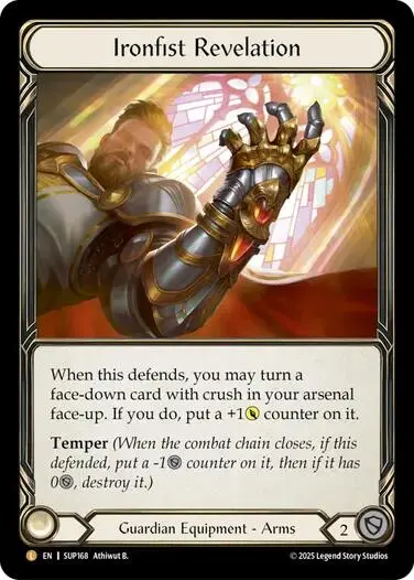 Ironfist Revelation [Sup168] (Super Slam)  Cold Foil 1