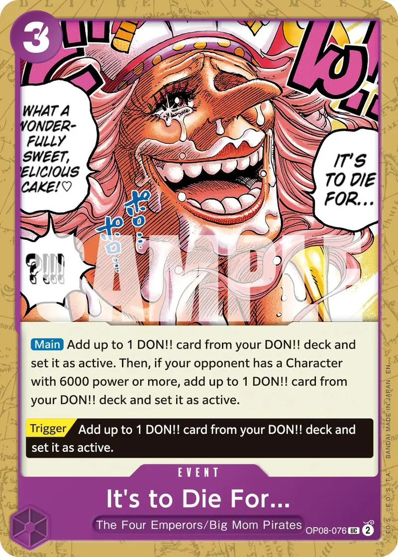 It's To Die For (Reprint) [Premium Booster -The Best- Vol. 2] 1