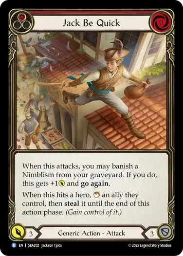 Jack Be Quick [Sea202] (High Seas)  Rainbow Foil 1