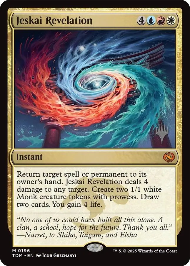 Jeskai Revelation (Promo Pack) [Tarkir: Dragonstorm Promos] 1