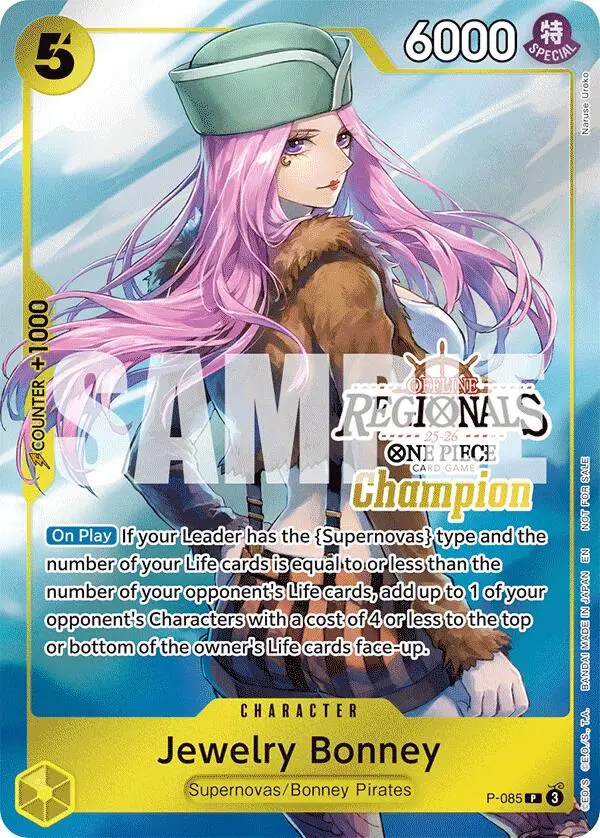 Jewelry Bonney (Offline Regional Champion Card Set 2025 Vol.2) [One Piece Promotion Cards] 1