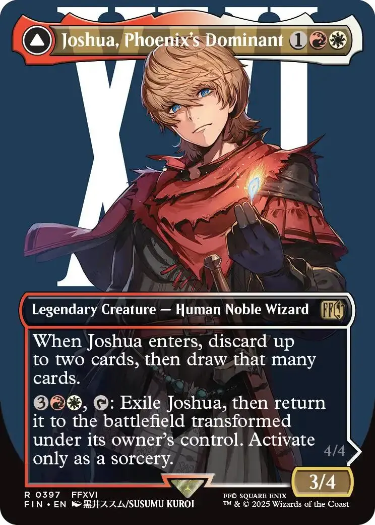 Joshua, Phoenix's Dominant (Borderless) [Final Fantasy] 1