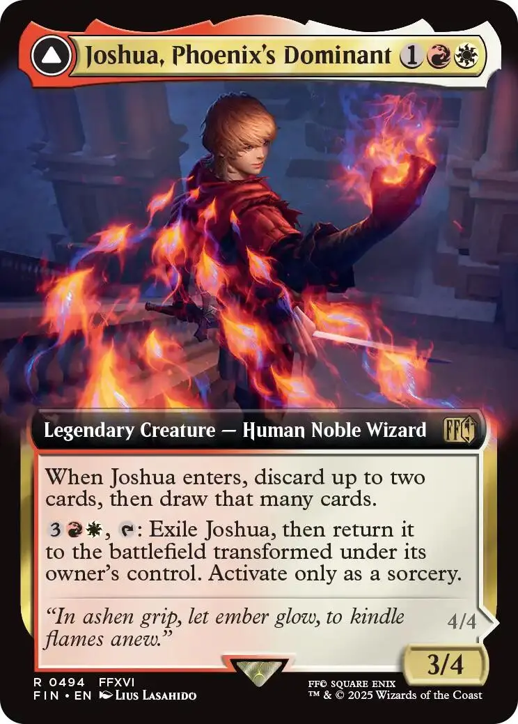 Joshua, Phoenix's Dominant (Extended Art) [Final Fantasy] 1