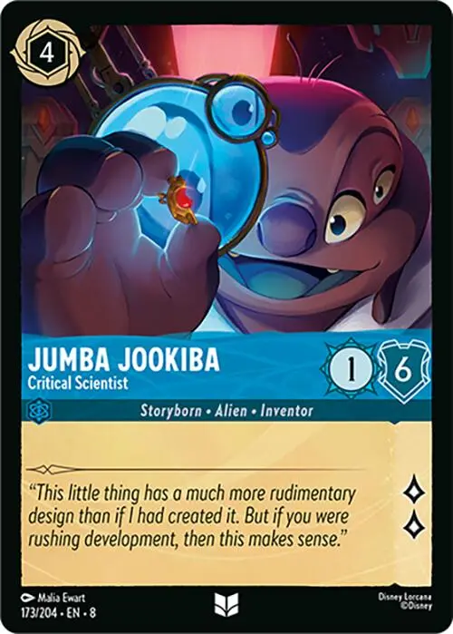 Jumba Jookiba - Critical Scientist (173/204) [Reign Of Jafar] 1