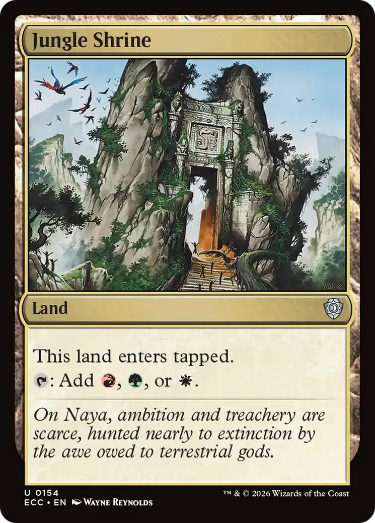 Jungle Shrine [Lorwyn Eclipsed Commander] 1