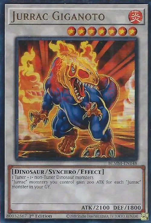 Jurrac Giganoto [Blmm-En148] Ultra Rare 1