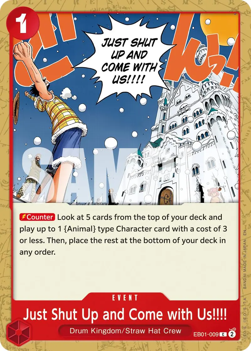 Just Shut Up And Come With Us!!!! (Reprint) [Premium Booster -The Best- Vol. 2] 1