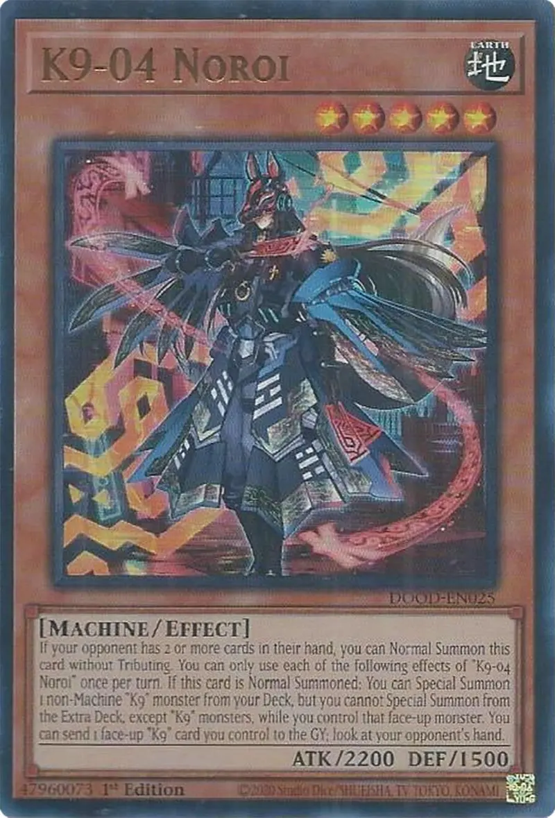 K9-04 Noroi [Dood-En025] Ultra Rare 1