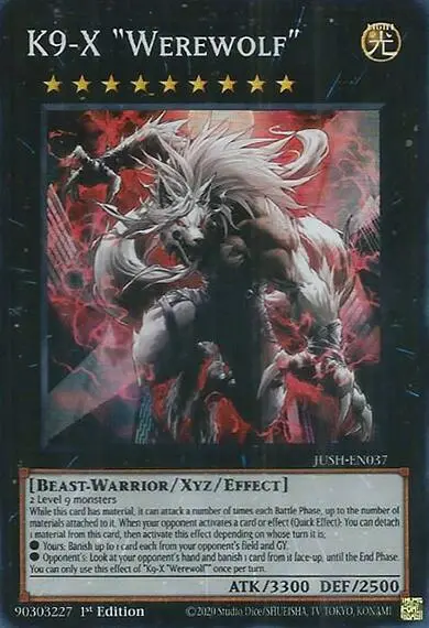 K9-X "Werewolf" [Jush-En037] Super Rare 1