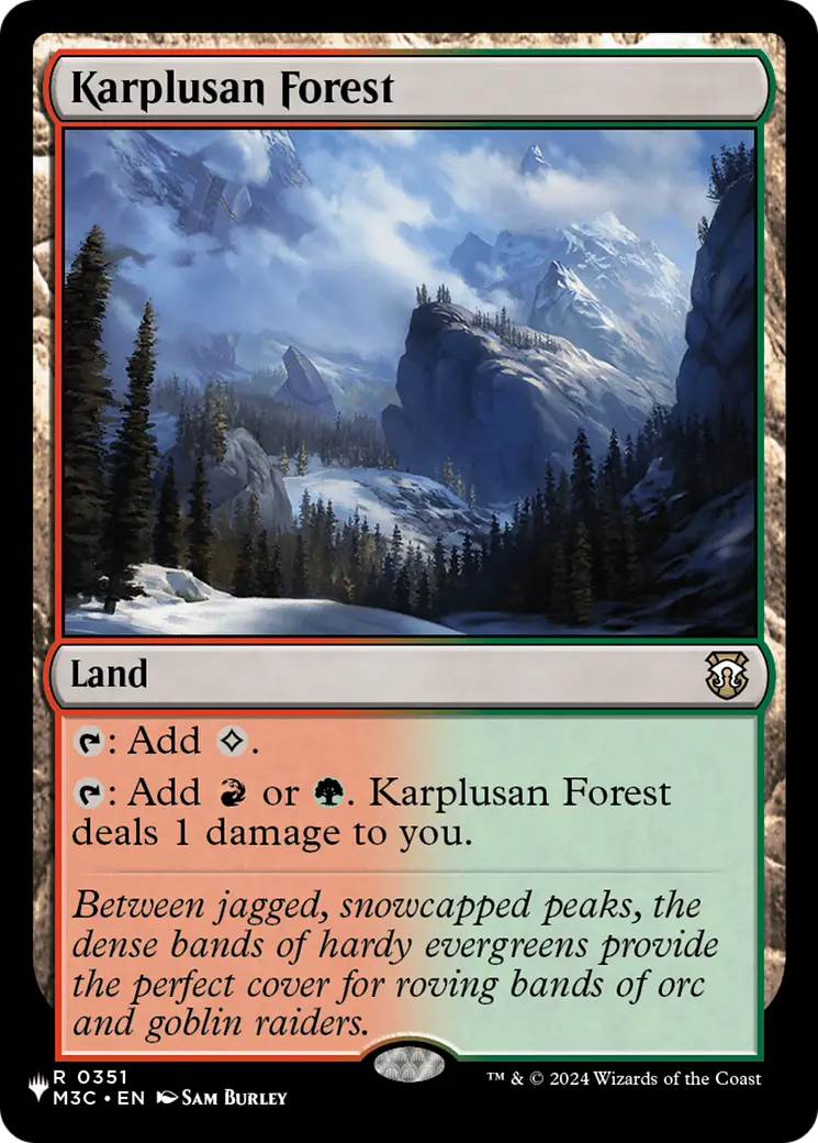 Karplusan Forest (M3c) [The List] 1