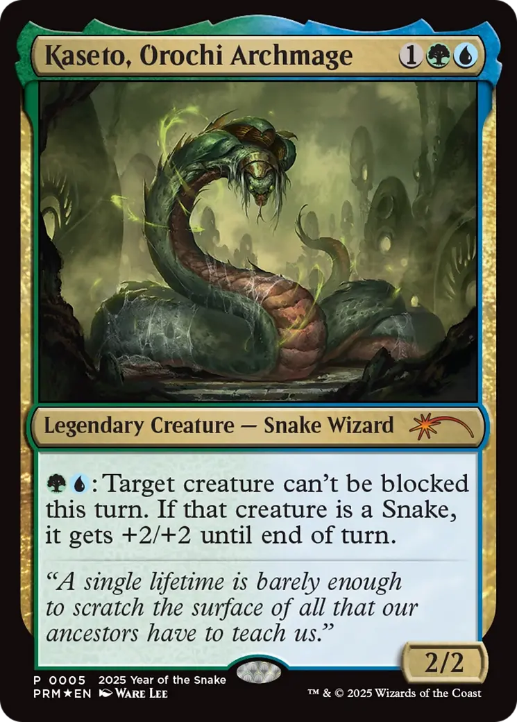 Kaseto, Orochi Archmage (Year Of The Snake 2025) [Standard Showdown Promos] 1