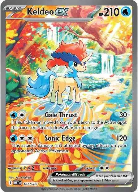Keldeo Ex (167/086) [Scarlet & Violet: White Flare] 1
