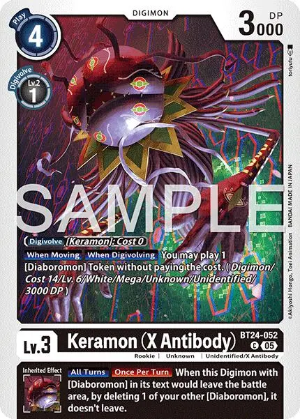 Keramon [Bt24-052] (X Antibody) [Time Stranger] 1